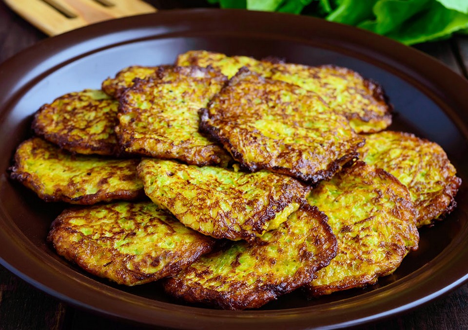 Zucchini pancakes
